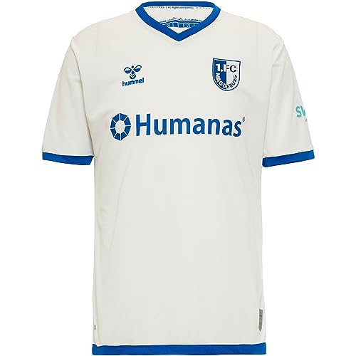 hummel Herren Fußballtrikot 1. FC MAGDEBURG 23-24 Heim White-Blue 3XL von hummel