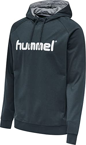 hummel Cotton Kapuzenpullover Hmlgo Multisport Kinder Atmungsaktiv India Ink Größe 176 von hummel