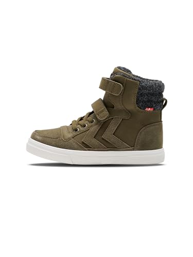 hummel Stiefel Stadil Winter Kinder Atmungsaktiv Leichte Design Dark Olive Größe 34 von hummel