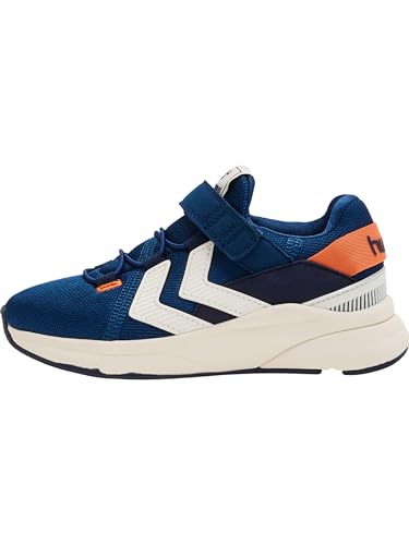 hummel Sneaker Reach 300 Kinder Atmungsaktiv Leichte Design Ensign Blue Größe 33 von hummel