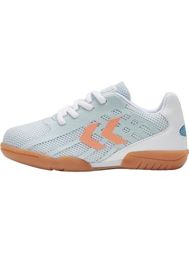 hummel Hallenschuh Root Elite Handball Kinder Leichte Design Illusion Blue Größe 34 von hummel