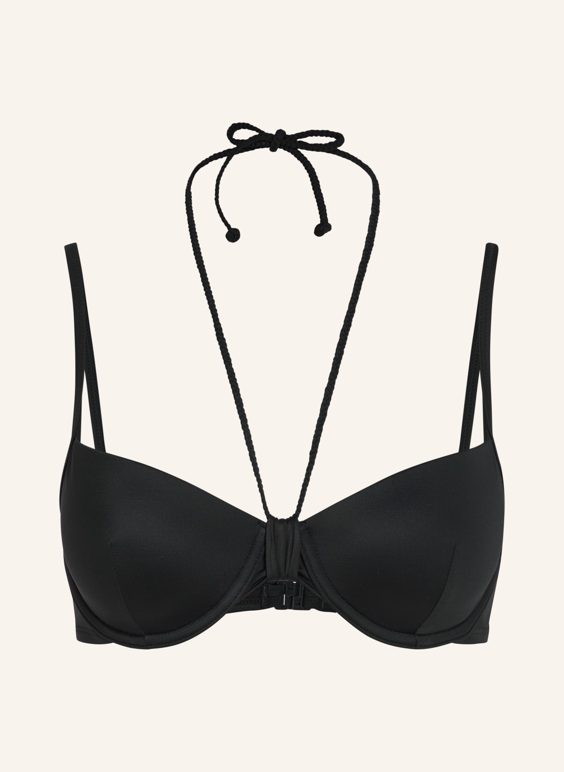 Hunkemöller Bügel-Bikini-Top Luxe schwarz von hunkemöller