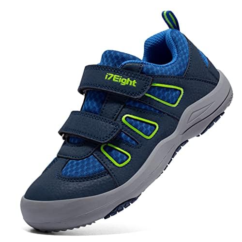 i78 Kinderschuhe Turnschuhe Jungen Mädchen Trekking Wanderschuhe rutschfest Laufschuhe Running Sneaker Sports Schuhe (Navy,Numeric_28) von i78