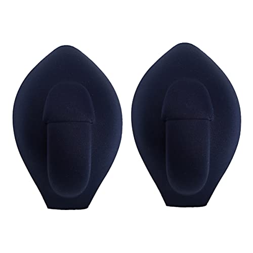 iEFiEL 1/2 Pcs Herren Penis Vergrößern Bulge Pouch Beutel Push up Pad 3D Einlage Schutz gegen Stoßen Abnehmbare Unterhose Slip Innen Pads Schoner Shapewear Badehose A Navy blau One Size von iEFiEL