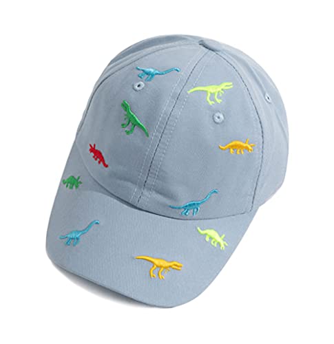 2-6 Jahren Kinder Baseball Cap Dinosaurier Baseballmütze Kappe Snapback Baumwolle Sonnenhut Outdoor Hut Verstellbare Baseballkappe Junge Mädchen Baby Basecap Sport Baseball Mütze Anti-UV Sommerhut von iEasey