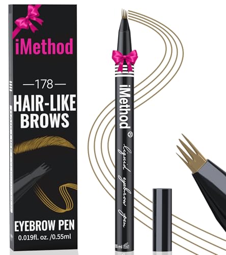 iMethod Augenbrauenstift Mit Mikro-4-Gabel-Spitze - Microblading für Haarähnliche Augenbrauen, Lang Anhaltend, Wischfest, Light Brown iMethod Augenbrauenstift Mit Mikro-4-Gabel-Spitze - Microblading für Haarähnliche Augenbrauen, Lang Anhaltend, Wischfest, Light Brown von iMethod