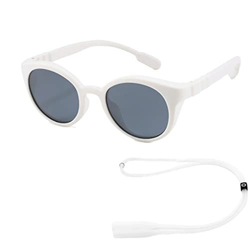 iNszkoos Polarisierte Sonnenbrillen für Kinder mit Verstellbar Riemen UV400 Schutz Weicher Silikonrahme Sport Sonnenbrille Outdoor Strandaktivitäten Brille für 3–10 Jahre Kleinkinder, Jungen, Mädchen von iNszkoos