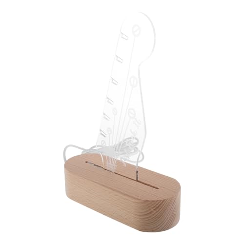 ibasenice Gitarren-Pick-Rack Nachtlicht Acryl-Pick- Sanfte Beleuchtung Holzsockel Lagerregal ibasenice Gitarren-Pick-Rack Nachtlicht Acryl-Pick- Sanfte Beleuchtung Holzsockel Lagerregal von ibasenice