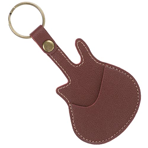 ibasenice Gitarren-Pick-Set Organizer für Aufbewahrungstaschen Gitarren-Kapodasterhalter Guitar Pick Holder Gitarrenplektrum Halter Koffer für Gitarrenplektren Halter für gitarrenpicks Haut von ibasenice