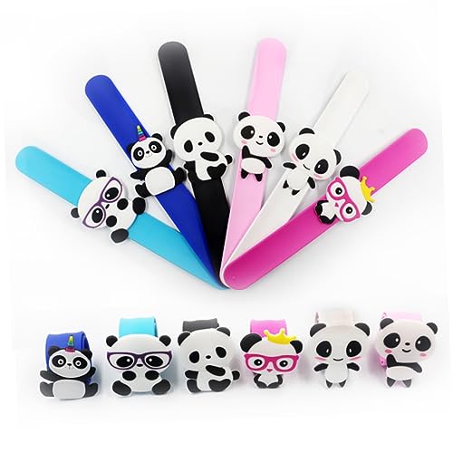 ifundom 6st Silikonarmband Einhandzwinge Armbänder Buntes Armband Zubehör Panda von ifundom