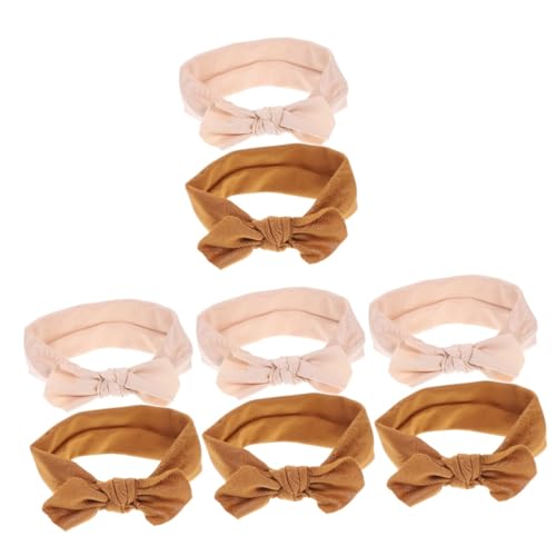 ifundom 8 Stk Schleife Stirnband kinder haarschmuck hair accessories for girls haarband mit schleife Schleifen Haarband Kinder Haarband Krawatte Schal Halogentür neugeboren Stoff von ifundom