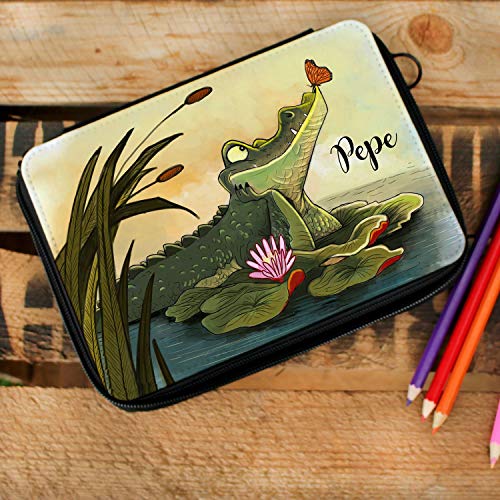 ilka parey wandtattoo-welt Gefüllte Federtasche Schulstart Federmappe individuelles Federmäppchen Krokodil und Name Wunschname fm145 ilka parey wandtattoo-welt Gefüllte Federtasche Schulstart Federmappe individuelles Federmäppchen Krokodil und Name Wunschname fm145 von ilka parey wandtattoo-welt