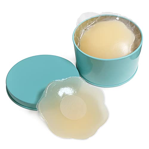 imfulodo Nipple Cover Klebe Nippelpads - 4 Stück Nippelsauger Brustwarzen Abdeckungen, Nippel Pads Brustwarzenschutz Ohne Träger, Sexy Nippli Covers - ideal für rückenfreie Kleider von imfulodo