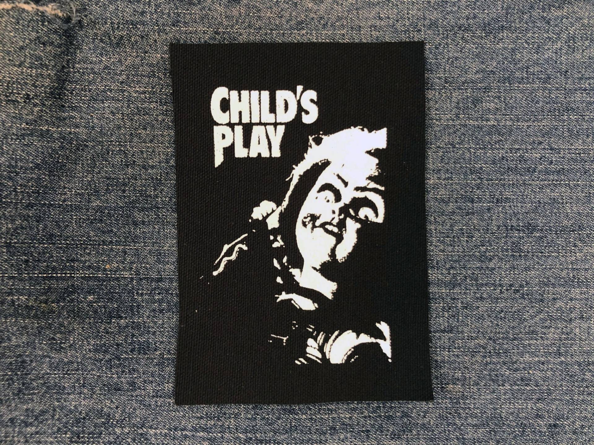 Child's Play Leinwand Aufnäher von inkedupmerch