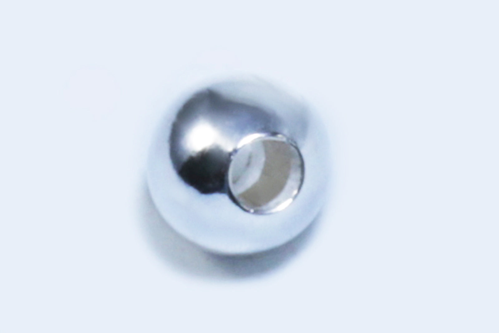 Perlen aus 925 Silber, Ø 5 mm, glatt von inwaria