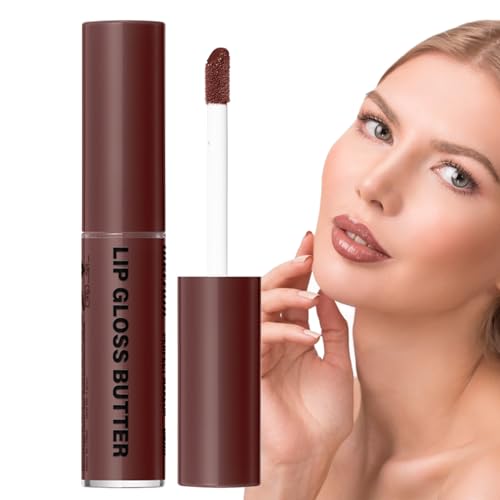 Feuchtigkeitsspendender Lipgloss - Wasserfester, nicht klebender, feuchtigkeitsspendender flüssiger Lippenstift,Lip Plumper Gloss, langlebig, Lippenfleck, schälende Haut, Frauen Mädchen, Itrimaka von itrimaka