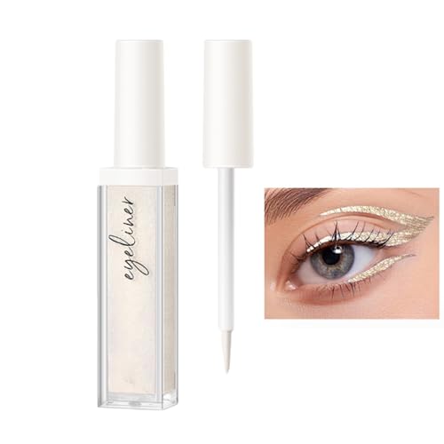 Flüssiger Eyeliner-Stift,Glänzender glitzernder Eyeliner flüssig | Glitzernder flüssiger Lidschatten, wasserfester, schimmernder, funkelnder Eyeliner für Valentinstags-Geburtstagsgeschenke Itrimaka von itrimaka