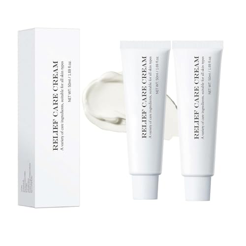 Relief Care Cream, Feuchtigkeitscreme für das Gesicht, Feuchtigkeitsspendende Gesichtscreme für das Gesicht bei Akne und Fettiger Haut, Gesichtsfeuchtigkeitscreme für Frauen Glatte Haut (2pc, 50ml) Relief Care Cream, Feuchtigkeitscreme für das Gesicht, Feuchtigkeitsspendende Gesichtscreme für das Gesicht bei Akne und Fettiger Haut, Gesichtsfeuchtigkeitscreme für Frauen Glatte Haut (2pc, 50ml) von jiangshan