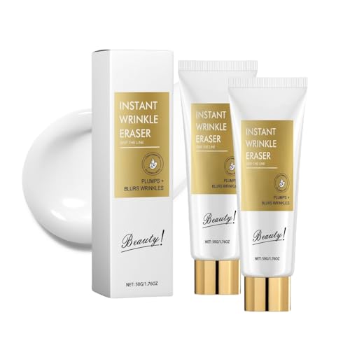 Retinol Eye Cream, Anti-Falten Gesichtscreme Instant Wrinkle Eraser, Hyaluronsäure-Serum zur Hautstraffung, Faltencreme für die Augenpartie, Serum zur sofortigen Faltenentfernung für Frauen (50g, 2pc) Retinol Eye Cream, Anti-Falten Gesichtscreme Instant Wrinkle Eraser, Hyaluronsäure-Serum zur Hautstraffung, Faltencreme für die Augenpartie, Serum zur sofortigen Faltenentfernung für Frauen (50g, 2pc) von jiangshan