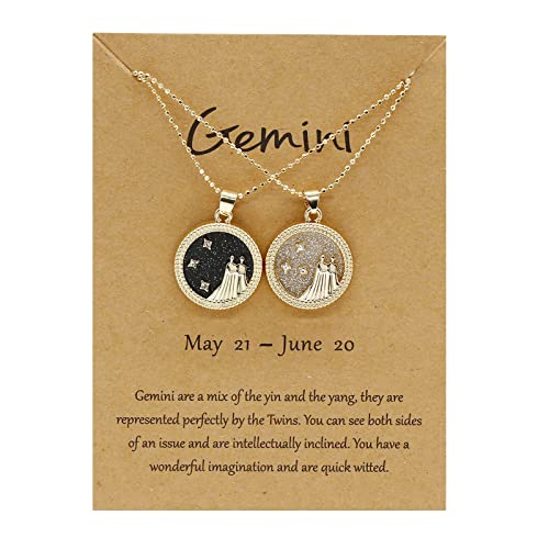 Halskette für den Sommer für Frauen Glückskette vergoldet Stern Sternzeichen Halskette Schmuck Sternzeichen Geschenk Männer Frauen Mädchen Geburtstagsgeschenke Lange Halsketten für (E, One Size) Halskette für den Sommer für Frauen Glückskette vergoldet Stern Sternzeichen Halskette Schmuck Sternzeichen Geschenk Männer Frauen Mädchen Geburtstagsgeschenke Lange Halsketten für (E, One Size) von jieGorge