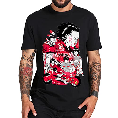 jiminhope Anime Akira T-Shirt Lose beiläufige Sport-T-Shirt Herren- und Damenoberteile von jiminhope