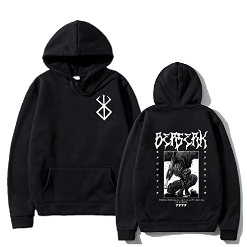 jiminhope Anime Berserk Hoodie Guts Guts Hoodie Berserk Knight Pullover Berserk Guts Hoodie for Anime Fans von jiminhope