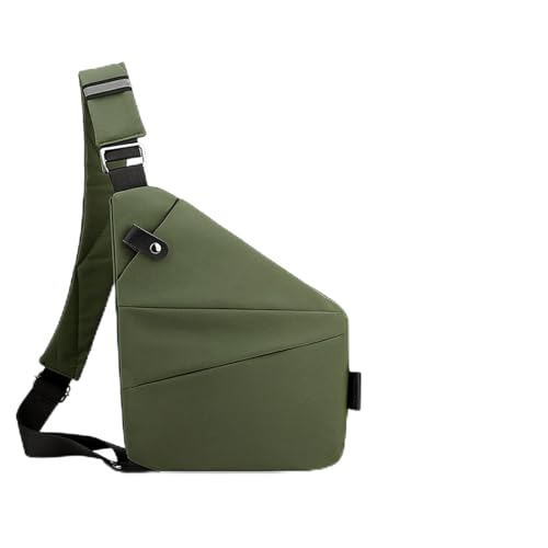 Anti-Diebstahl-Tasche, Anti-Diebstahl-Reisetasche, schlanke Umhängetasche, Umhängetasche für Damen und Herren (A5,Left Shoulder) von jqyddm