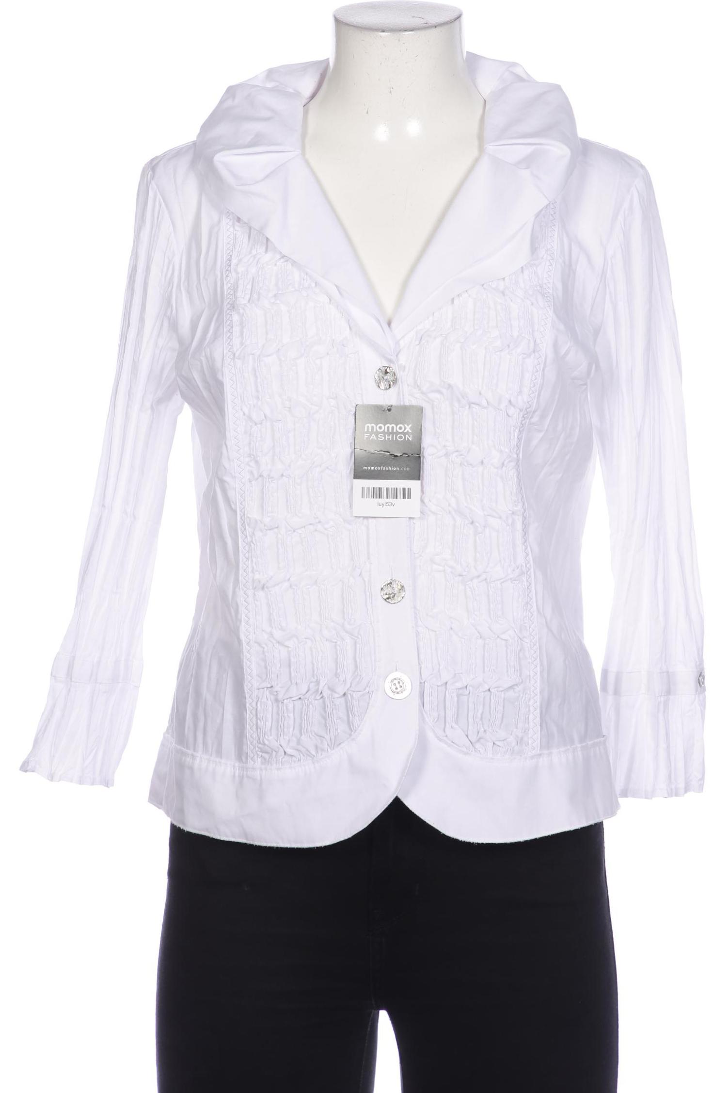 justWhite Damen Bluse, weiß, Gr. 38 von justWhite