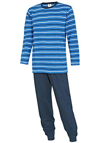 kbsocken Schlafanzug lang Pyjama Nachtwäsche Hausanzug Schlafwäsche M L XL XXL 3XL 100% Baumwolle (XL) von kbsocken