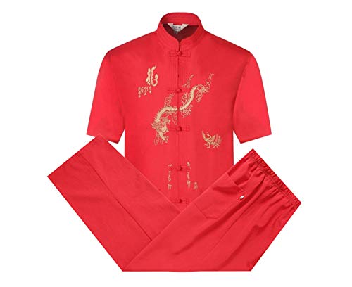 keepmore Chinesisch Kleidung Tang Anzug - Traditionell China Ancient Kostüm Kampfkunst Tangzhuang Kung Fu Lange Ärmel/Kurzarm Jacke Anzug Hemd Outfit Uniform für Herren keepmore Chinesisch Kleidung Tang Anzug - Traditionell China Ancient Kostüm Kampfkunst Tangzhuang Kung Fu Lange Ärmel/Kurzarm Jacke Anzug Hemd Outfit Uniform für Herren von keepmore