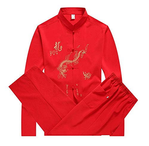 keepmore Chinesisch Kleidung Tang Anzug - Traditionell China Ancient Kostüm Kampfkunst Tangzhuang Kung Fu Lange Ärmel/Kurzarm Jacke Anzug Hemd Outfit Uniform für Herren keepmore Chinesisch Kleidung Tang Anzug - Traditionell China Ancient Kostüm Kampfkunst Tangzhuang Kung Fu Lange Ärmel/Kurzarm Jacke Anzug Hemd Outfit Uniform für Herren von keepmore