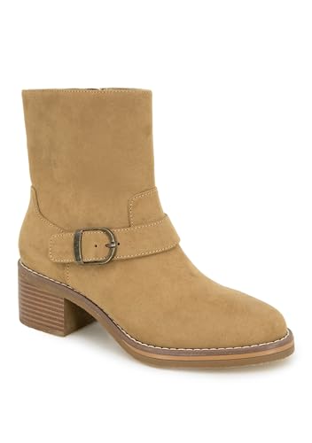 kensie Damen Noe Modischer Stiefel, Sand, 38.5 EU von kensie