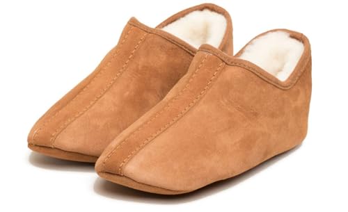 kitz-pichler Lammfell-Hausschuh Aladin für Damen & Herren | Pantoffel aus echt gewachsenem Lammfell - Laufen wie auf Wolken | Warme Lammfell-Slipper Braun | 39 kitz-pichler Lammfell-Hausschuh Aladin für Damen & Herren | Pantoffel aus echt gewachsenem Lammfell - Laufen wie auf Wolken | Warme Lammfell-Slipper Braun | 39 von kitz-pichler