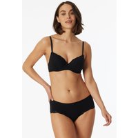 Bikini Hipster mit Spitze schwarz - Pure Cotton 34