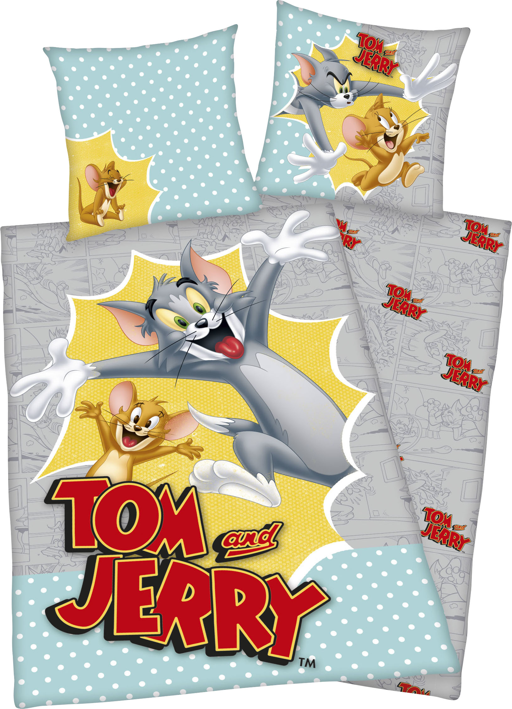Kinderbettwäsche "Tom & Jerry"