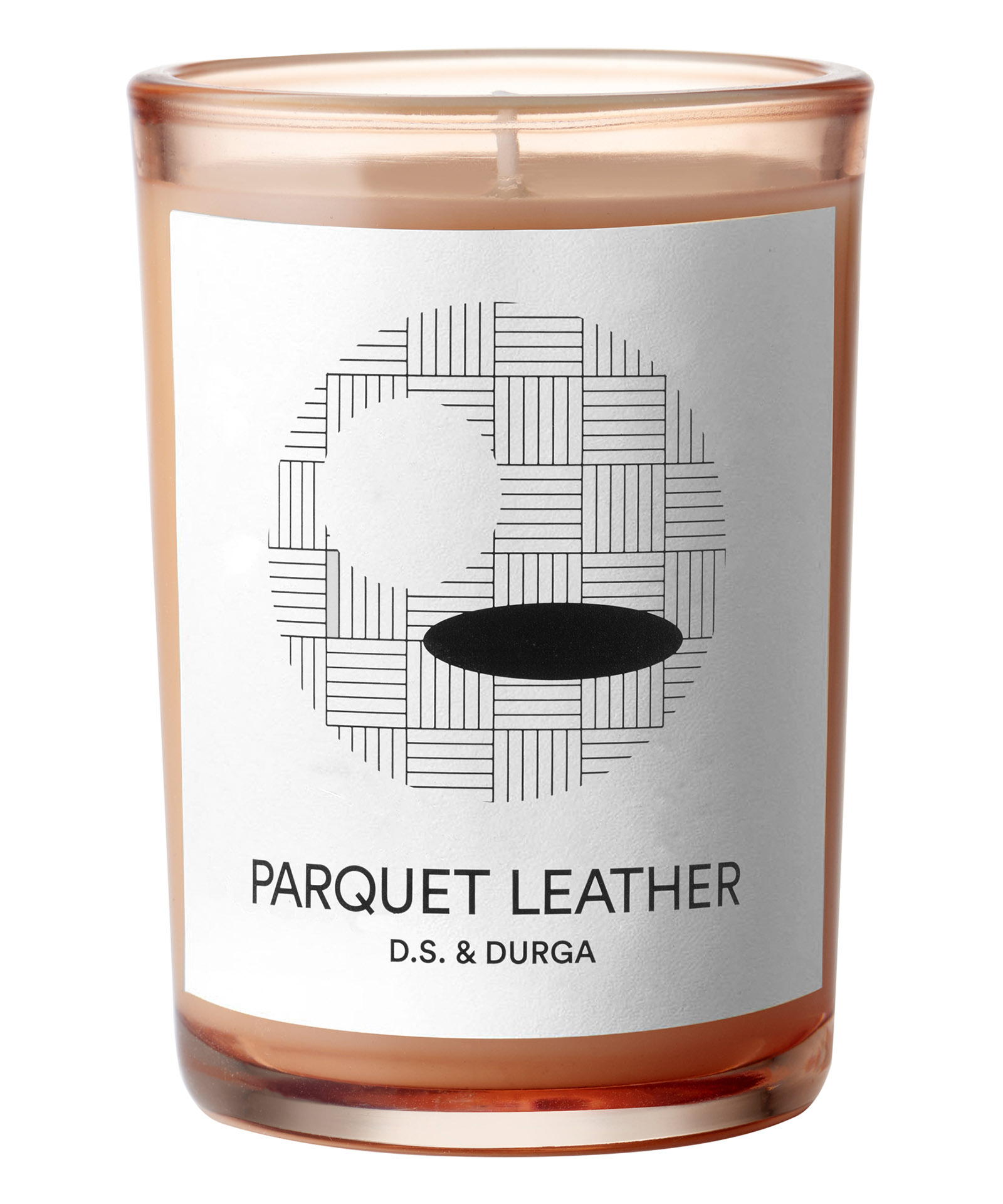 Parquet leather candle 200 g