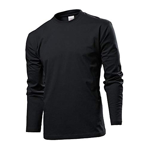 Stedman - Langarm-Shirt 'Comfort Longsleeve T' S,Black Opal Stedman - Langarm-Shirt 'Comfort Longsleeve T' S,Black Opal