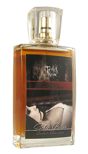 Teufelsküche Blood Edition: Gothic Poison, Patchouli Natur doppelt konzentriert, Gothic Parfum, Vaporisateur/Spray, 50 ml Glasflakon, Gotik Patchouly von Teufelsküche