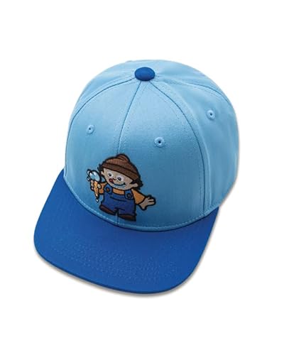 koaa Mainzelmännchen – Anton mit EIS – Snapback Kappe Kids Unisex (DE/NL/SE/PL, Alter, 3 Jahre, 8 Jahre, Blau) von koaa