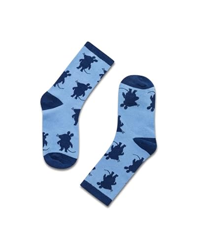 koaa Sendung mit der Maus – Die Maus Silhouette – Easy Socks Socken Unisex Kids und Erwachsene blau/navy (as3, numeric, numeric_23, numeric_28, regular) von koaa