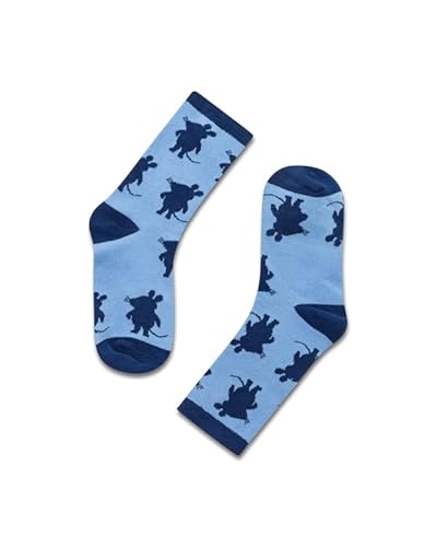 koaa Sendung mit der Maus – Die Maus Silhouette – Easy Socks Socken Unisex Kids und Erwachsene blau/navy (as3, numeric, numeric_35, numeric_40, regular) von koaa