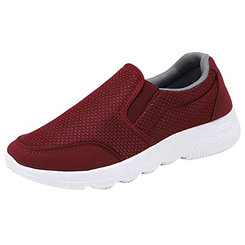 koperras Atmungsaktive Schnürschuhe für Damen, Flache Freizeitschuhe, Unisex, leichte Arbeitsschuhe, sportliche, atmungsaktive Arbeitsschuhe Damenschuhe Weite H Größe 40 von koperras