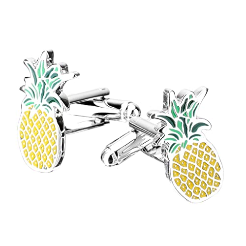 kowaku Ananas Manschettenknöpfe Fruchtliebhaber Kreuzfahrt Formeller Anlass Abend Zugang Geschenk von kowaku