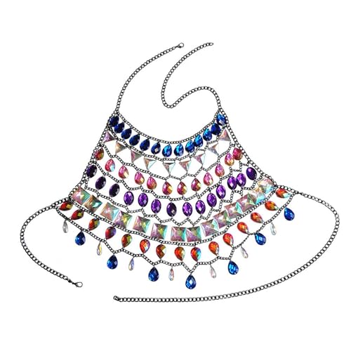 kowaku -Kette für Frauen und Mädchen, Geschenk, modischer Schmuck, Bikini-Kette zum Ankleiden, Strandparty, Musikfestivals kowaku -Kette für Frauen und Mädchen, Geschenk, modischer Schmuck, Bikini-Kette zum Ankleiden, Strandparty, Musikfestivals von kowaku