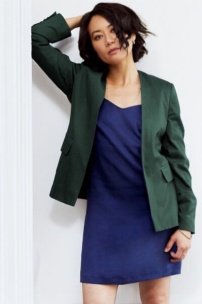 l'amour est bleu Minimalistischer Blazer l'amour est bleu Minimalistischer Blazer von l'amour est bleu