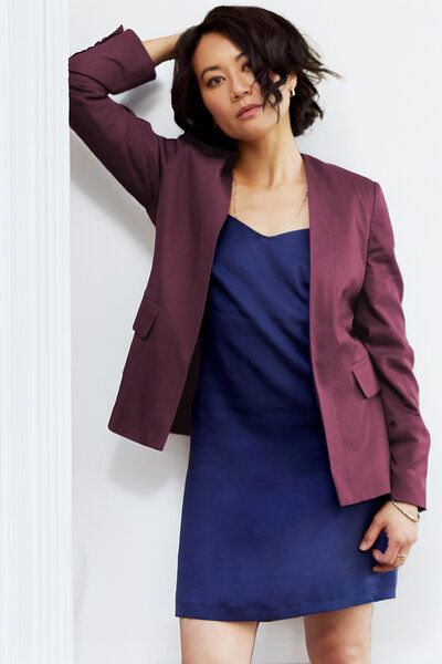 l'amour est bleu Minimalistischer Blazer l'amour est bleu Minimalistischer Blazer von l'amour est bleu