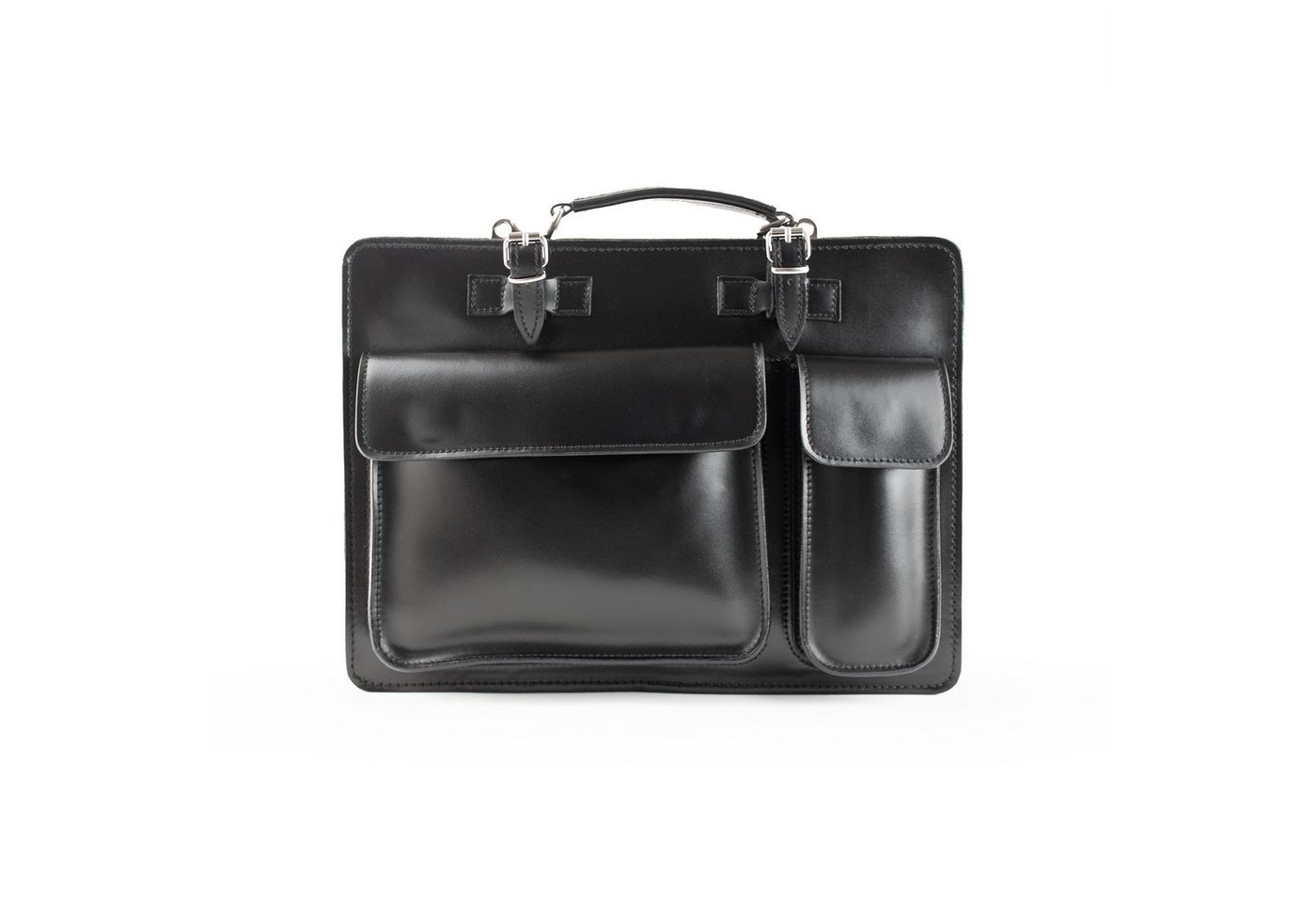 lePelou Aktentasche LUCA für Damen & Herren, Businesstasche, Laptoptasche, Arbeitstasche, echt Leder, Made in Italy, abnehmbarer Umhängeriemen von lePelou