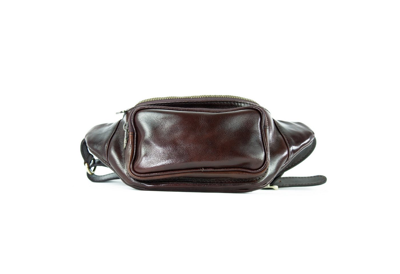 lePelou Bauchtasche TINO für Herren, Umhängetasche, Gürteltasche, Crossbody Tasche, echt Leder, Made in Italy, im praktischen Design von lePelou