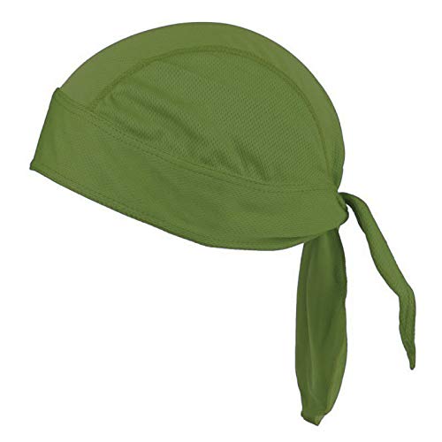 ledermodefashion Bandana Kopftuch Beach Zandana Hat Cap Beach Cap Piratentuch Biker Tuch ZANDANa (Olive) von DHOBIA