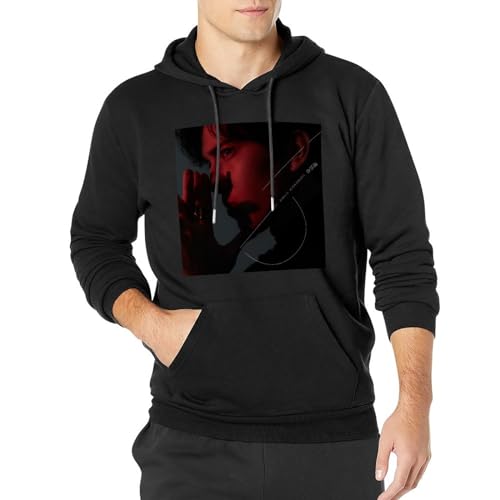 lelei Dimash Kudaibergen id Men's Classic Basic Super Soft Cotton Hoody Summer Black M von lelei